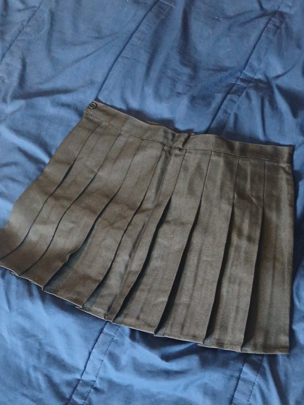 Classic Black Pleated Mini Skort Size 2XL